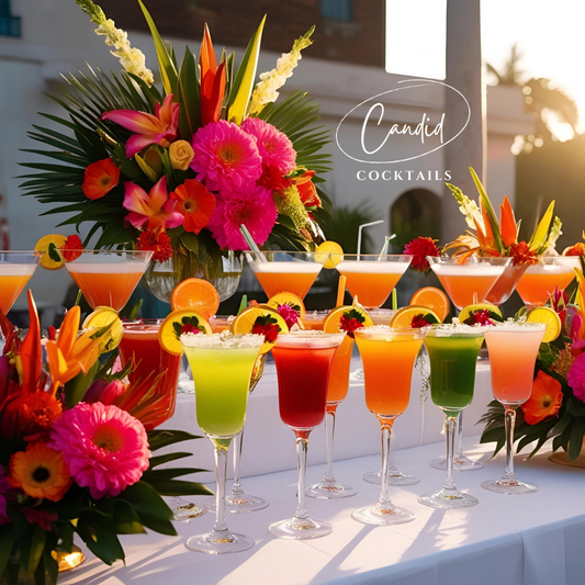 How to Set Up a Chic Cocktail Display Table